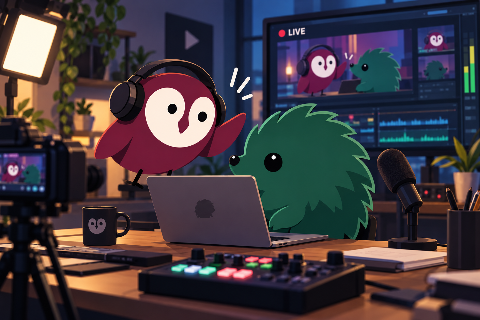 Hedgehog e Owl